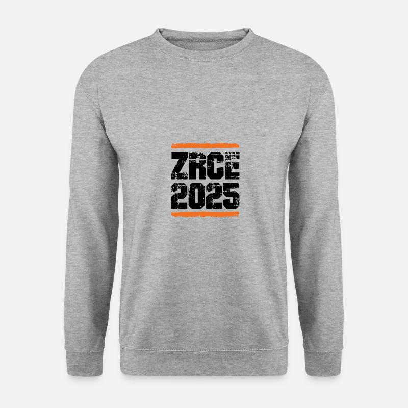 Zrce 2025 Team - Unisex Pullover - Weißgrau meliert
