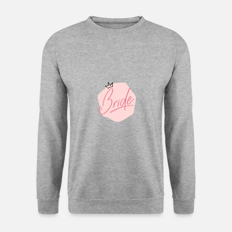 Mariage de la mariée - Sweat-shirt Unisexe - gris chiné