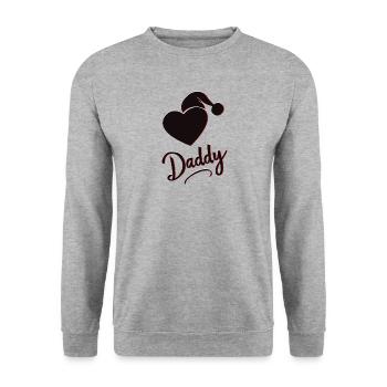 Warm Daddy - Unisex Sweatshirt - salt & pepper - Front - Alina (178cm) & Michal (187cm)