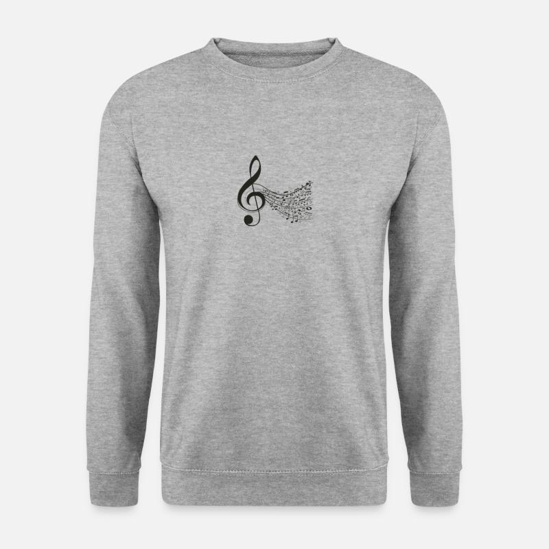 Music Symphony acord notes - Unisex Sweatshirt - salt & pepper