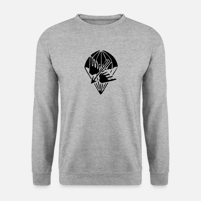 Airborne Ranger - Unisex Pullover - Weißgrau meliert