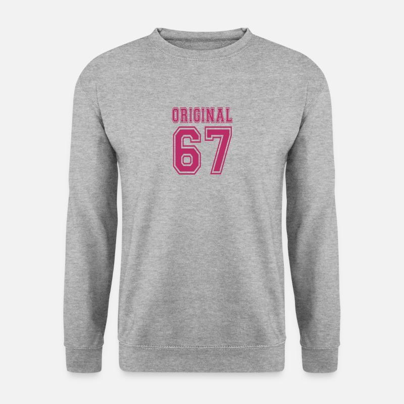 Original 1967 - Unisex Pullover - Weißgrau meliert