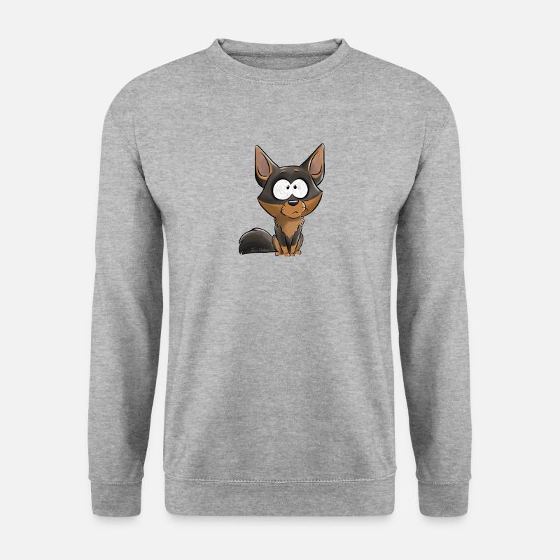 Kelpie - Unisex Pullover - Weißgrau meliert
