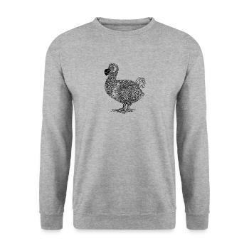Dodo - Unisex Pullover - Weißgrau meliert - Vorne - Alina (178cm) & Michal (187cm)
