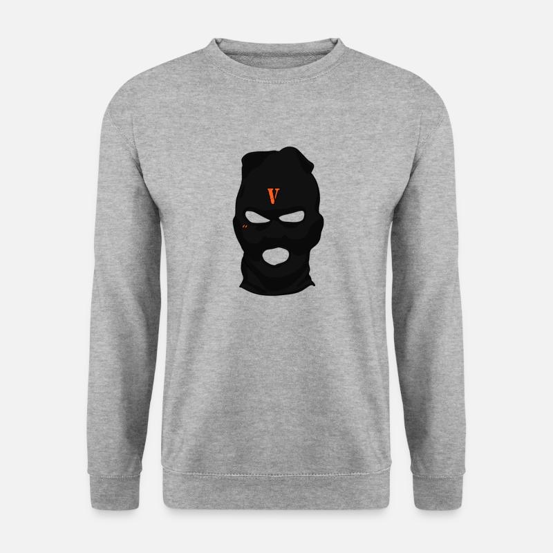 Design balaclava - Genser unisex - gråhvit melert