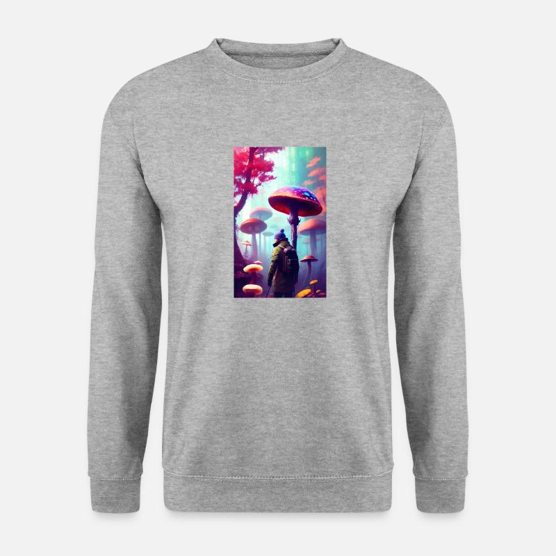 Mushroom Forest 01 - Unisex Sweatshirt - salt & pepper
