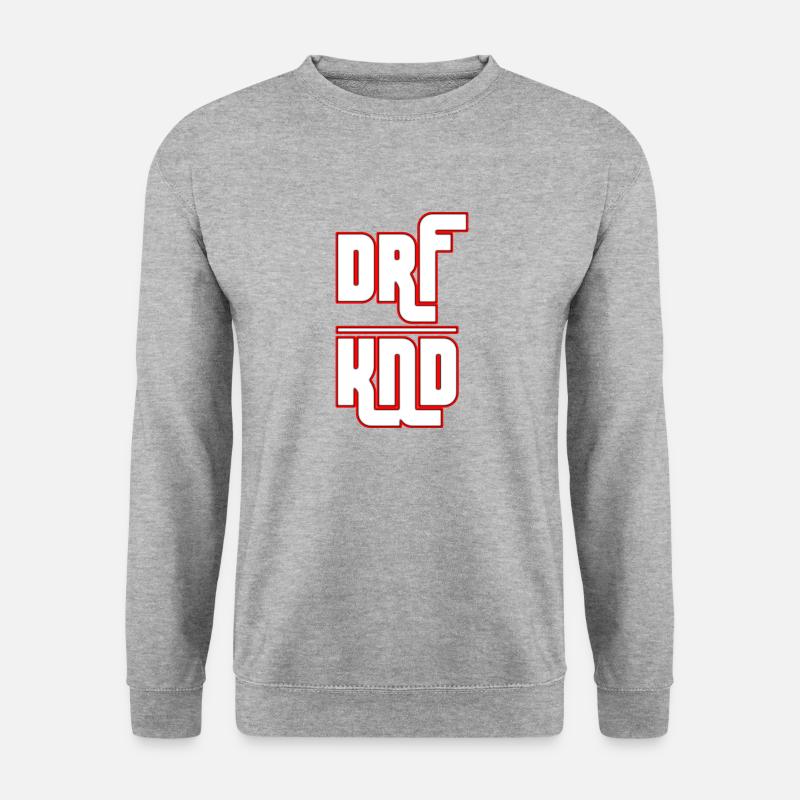 Dorfkind - und stolz darauf - Unisex Pullover - Weißgrau meliert