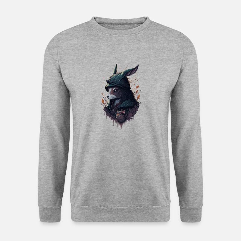 Rabbit Hunter - Unisex Sweatshirt - salt & pepper