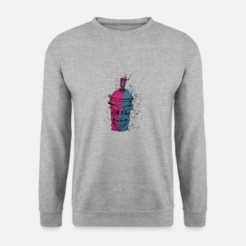 Graffiti Spray Cans - Unisex Sweatshirt - salt & pepper