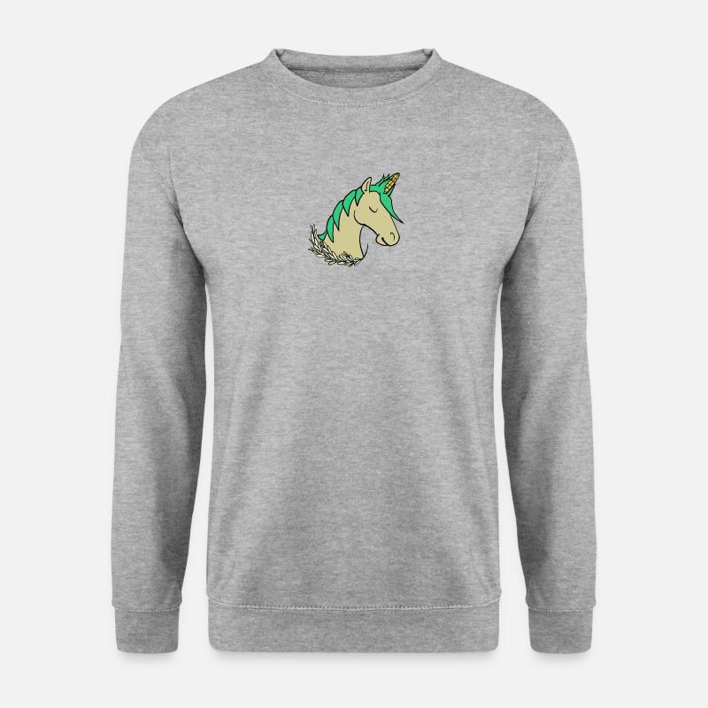 Uni-Mais - Unisex Pullover - Weißgrau meliert