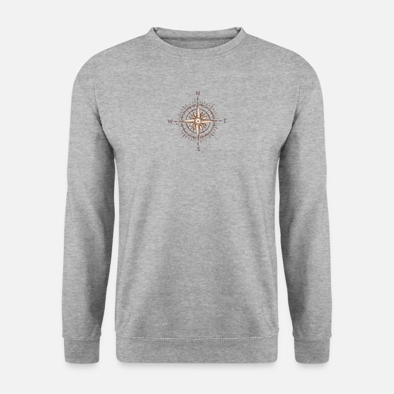 Compass - Unisex Sweatshirt - salt & pepper