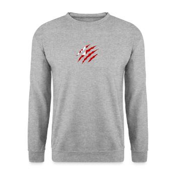 Claw Klaue Laender Tonga png - Sweat-shirt Unisexe - gris chiné - Devant - Alina (178cm) & Michal (187cm)