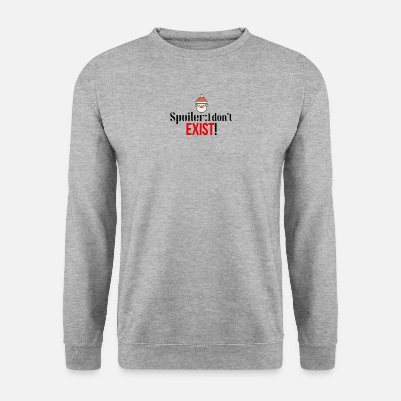 I don't exist - Unisex Pullover - Weißgrau meliert