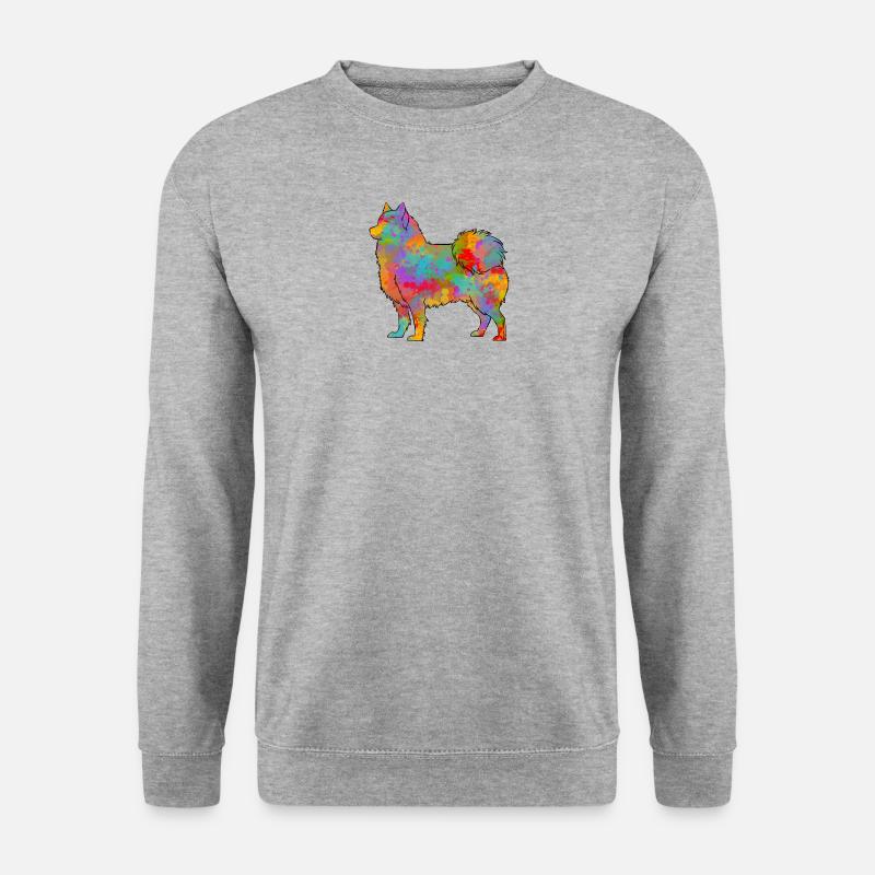 Finnisch-Lappland Multicolor - Unisex Pullover - Weißgrau meliert