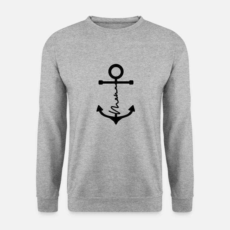 Mama Anchor - Unisex Sweatshirt - salt & pepper