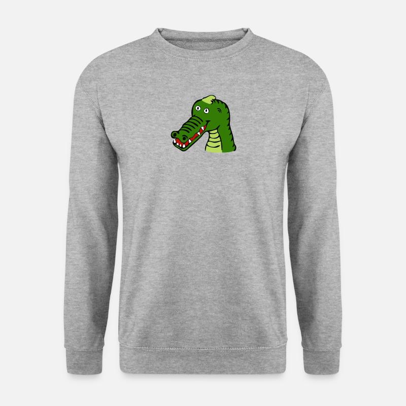 kroko 49 - Unisex Pullover - Weißgrau meliert