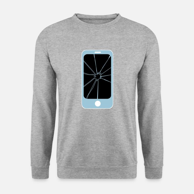 spider app - Unisex Sweatshirt - salt & pepper