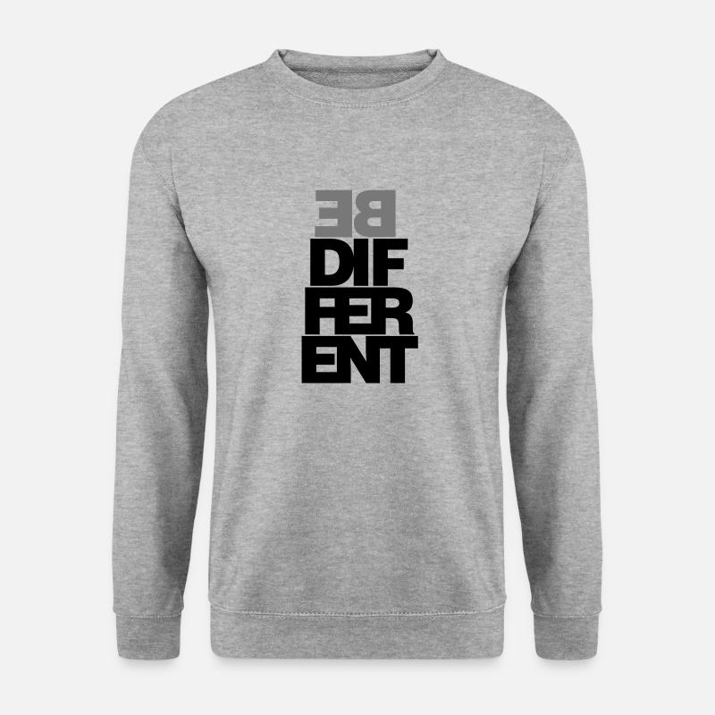 Be different - Unisex Sweatshirt - salt & pepper
