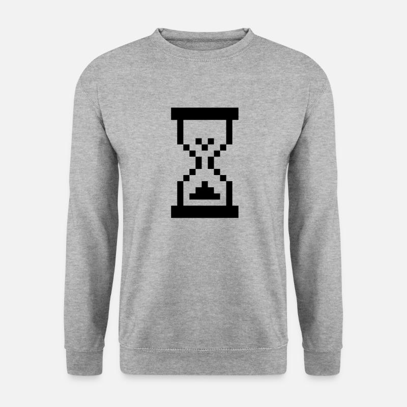 Computer Hourglass - Wait Concept - Unisex Sweatshirt - salt & pepper