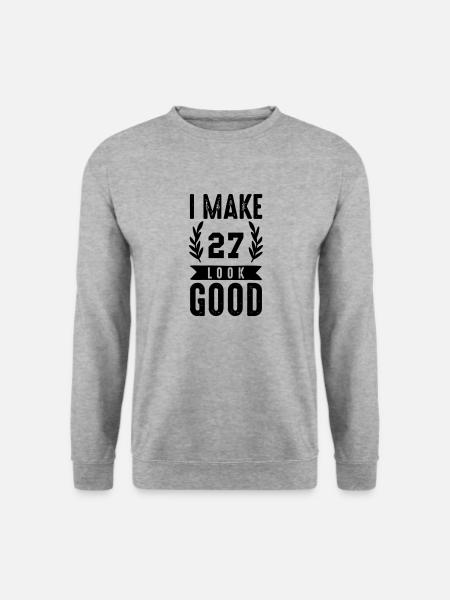 look good 27 - Unisex Sweatshirt - salt & pepper