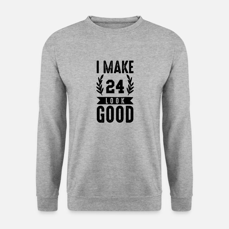 look good 24 - Unisex Sweatshirt - salt & pepper