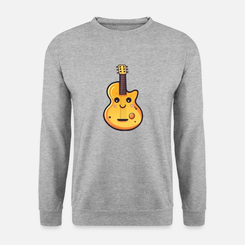 Guitar in comic style - Unisex Sweatshirt - salt & pepper