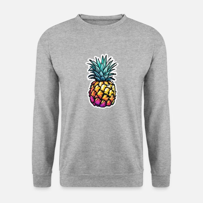 Fruit / Pineapple / Exotic / Tropical / Vitamins - Unisex Sweatshirt - salt & pepper