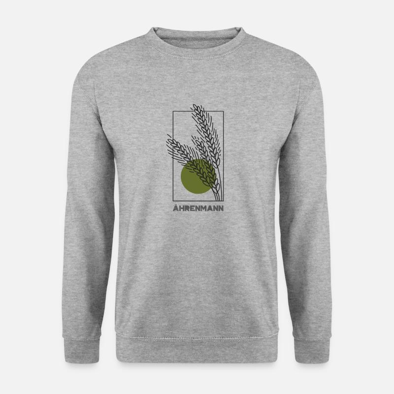 Ährenmann - Unisex Pullover - Weißgrau meliert