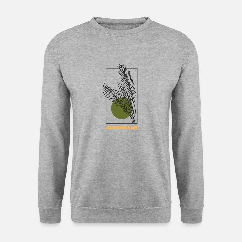 Ährenmann - Unisex Pullover - Weißgrau meliert