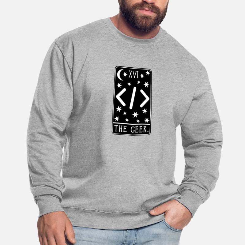 Carte de Tarot Programmeur - Code de développeur Coding Geek Sweat-shirt Unisexe
