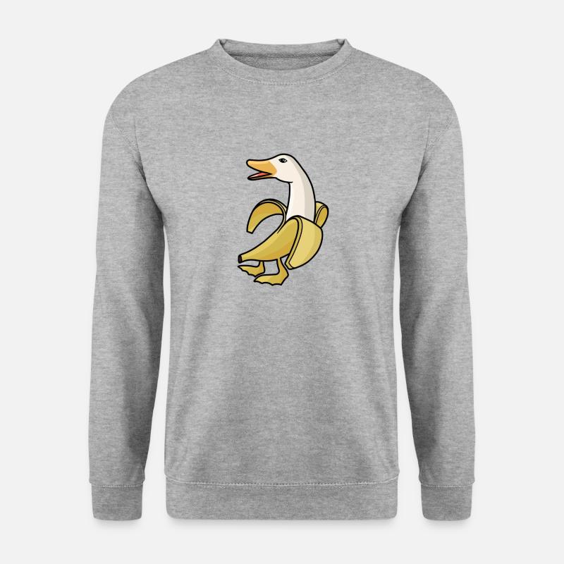 Banaczka - Unisex Pullover - Weißgrau meliert