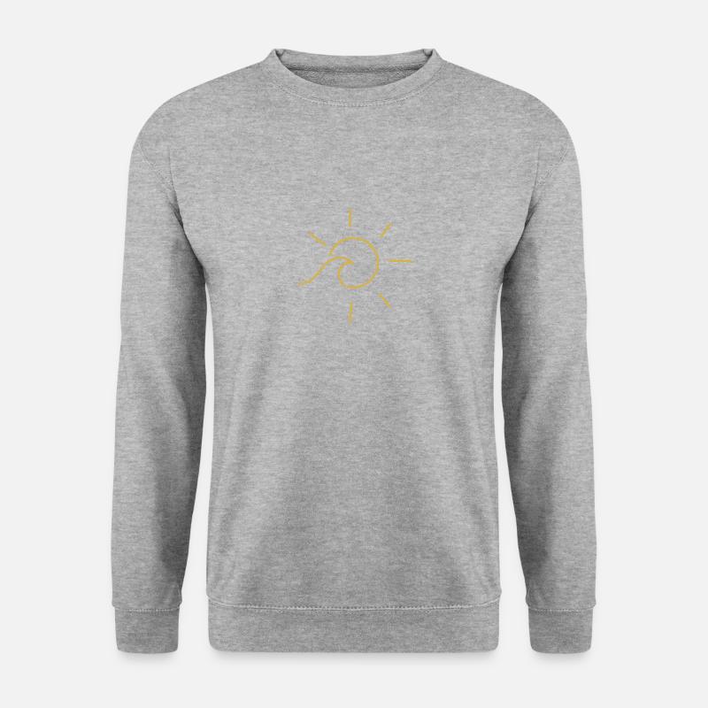 Sun wave - Unisex Sweatshirt - salt & pepper
