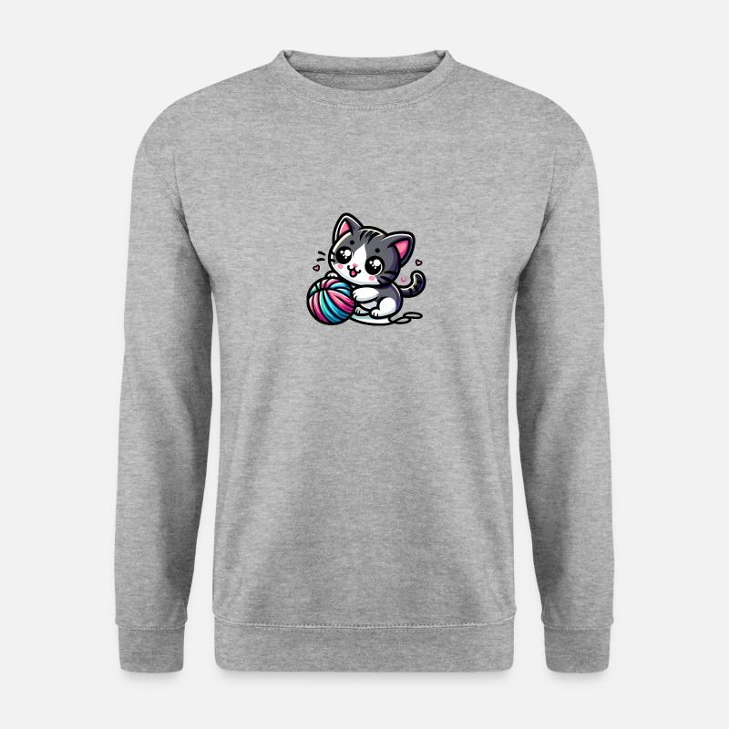 Cute Cat - Unisex Sweatshirt - salt & pepper