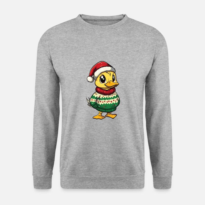 Duck Christmas Comic - Unisex Sweatshirt - salt & pepper