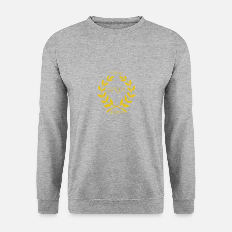 Camp Jupiter Gott Fantasy griechisch - Unisex Pullover - Weißgrau meliert