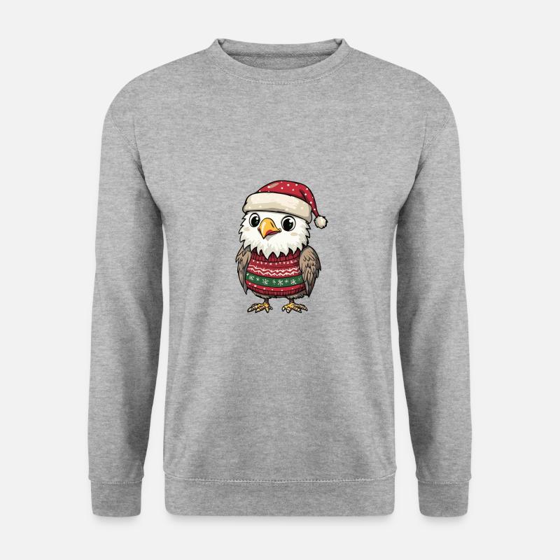 Eagle Christmas Comic - Unisex Sweatshirt - salt & pepper