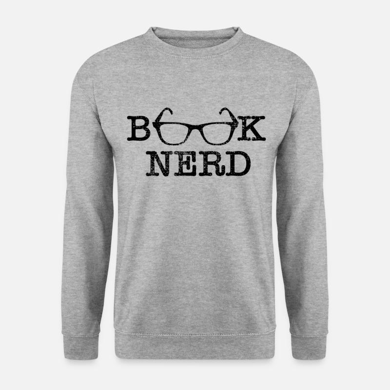 Bookworm Bookworm Books Nerd - Unisex Sweatshirt - salt & pepper