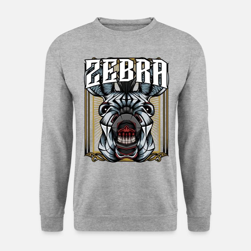 Zebra Modern - Unisex Sweatshirt - salt & pepper