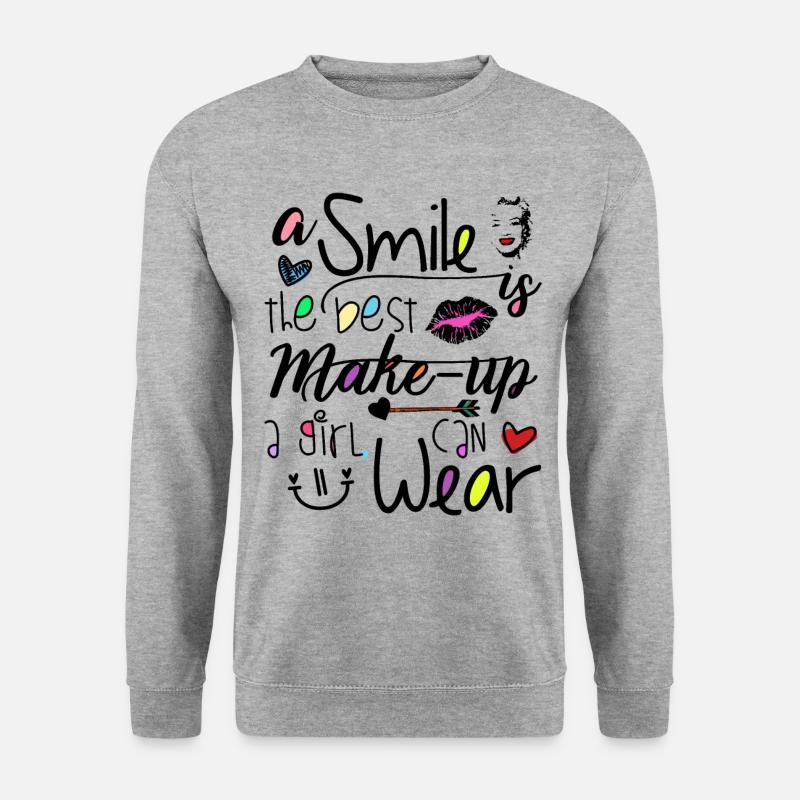 Make up - Unisex Sweatshirt - salt & pepper