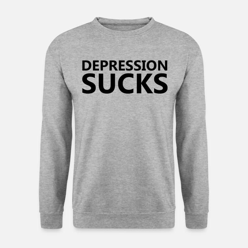 Depression Depression Depressive Gift - Unisex Sweatshirt - salt & pepper