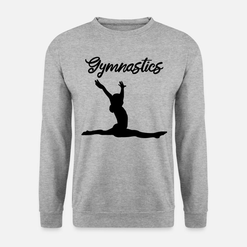 Gymnastik Turnen - Unisex Pullover - Weißgrau meliert
