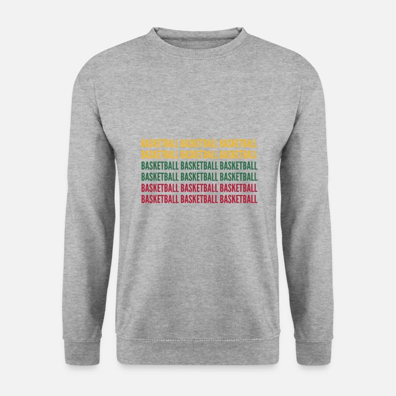 Litauen Basketball Fan - Unisex Pullover - Weißgrau meliert