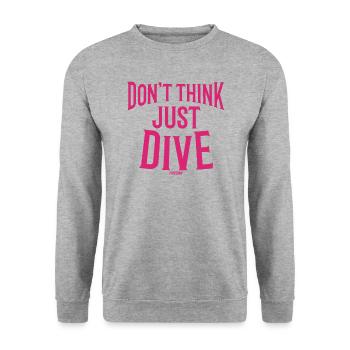 Combinaison de plongée équipement néoprène eau - Sweat-shirt Unisexe - gris chiné - Devant - Alina (178cm) & Michal (187cm)