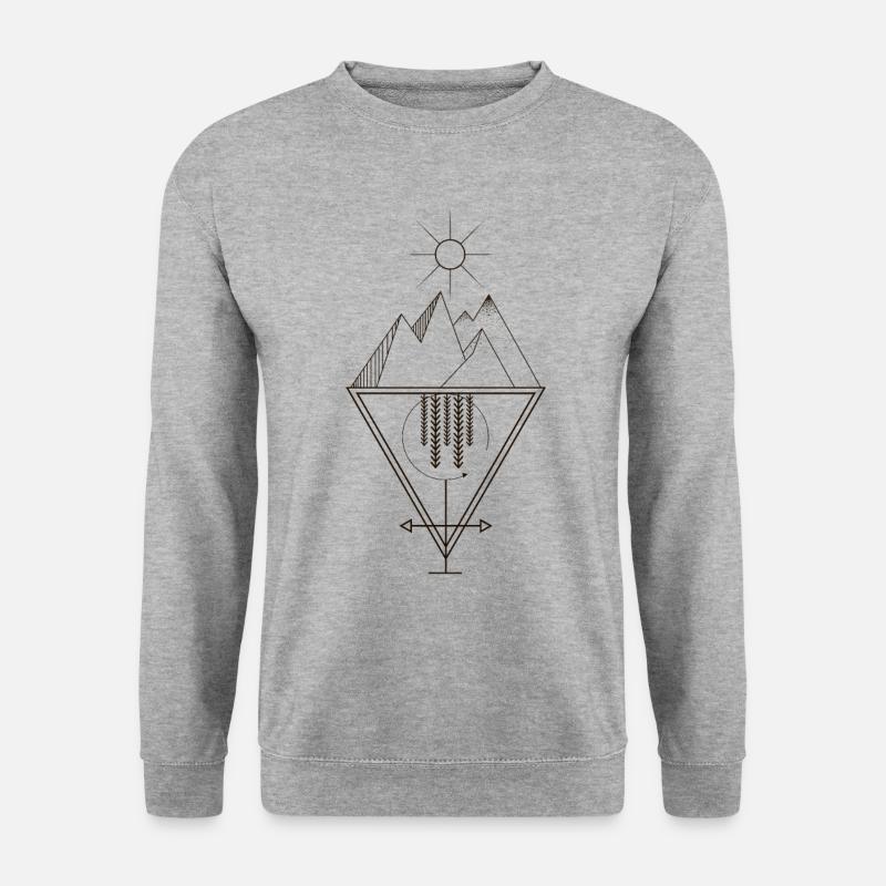 Divinité égyptienne Osiris - Sweat-shirt Unisexe - gris chiné