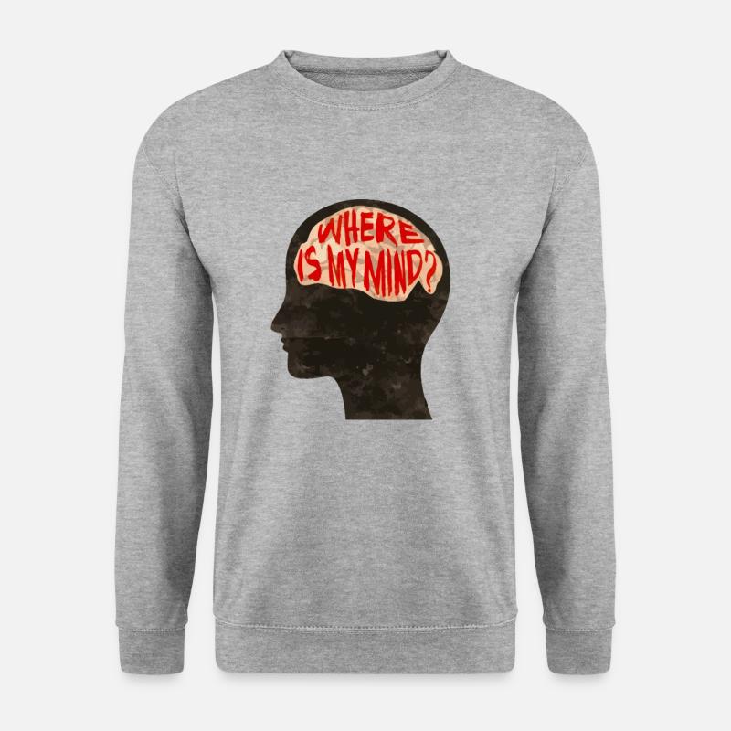 Where is my mind - Unisex Sweatshirt - salt & pepper
