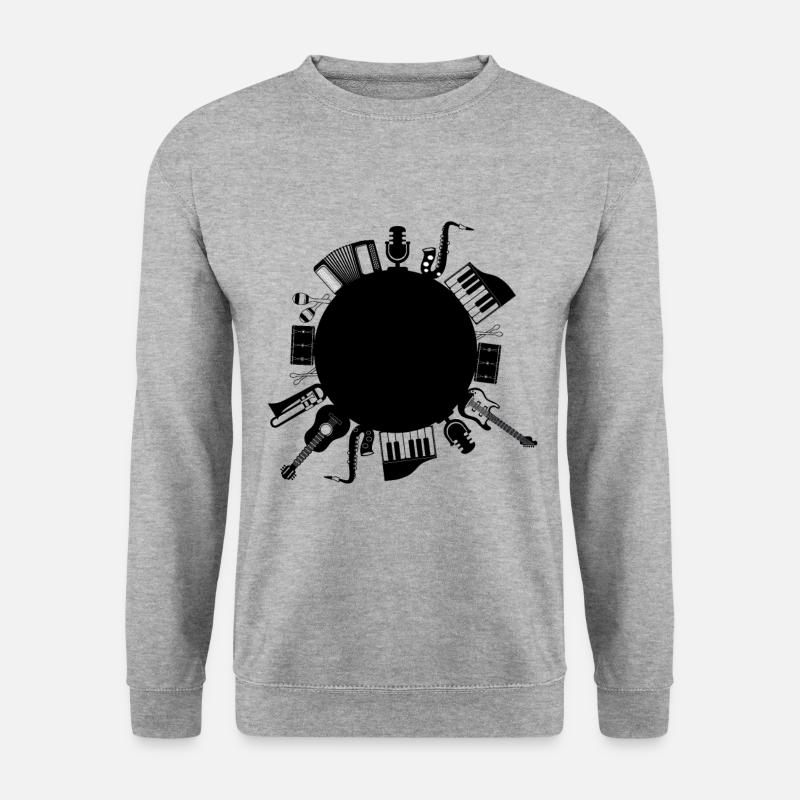 Musical instruments - Unisex Sweatshirt - salt & pepper