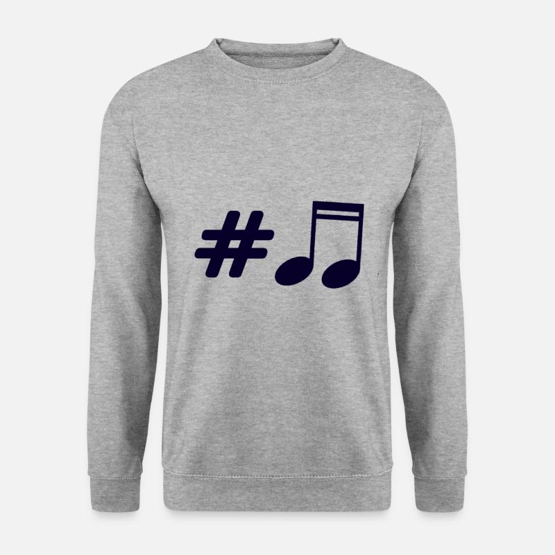 Music - Music Note - Unisex Sweatshirt - salt & pepper