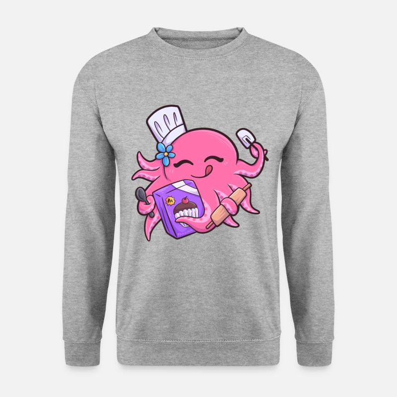 Octopus Cooking Kitchen Octopus Octopus - Unisex Sweatshirt - salt & pepper