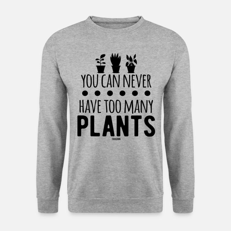 Garten - Unisex Pullover - Weißgrau meliert