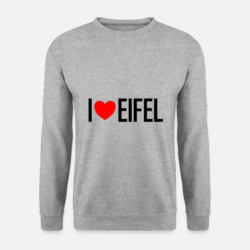 Eifel! - Unisex Pullover - Weißgrau meliert